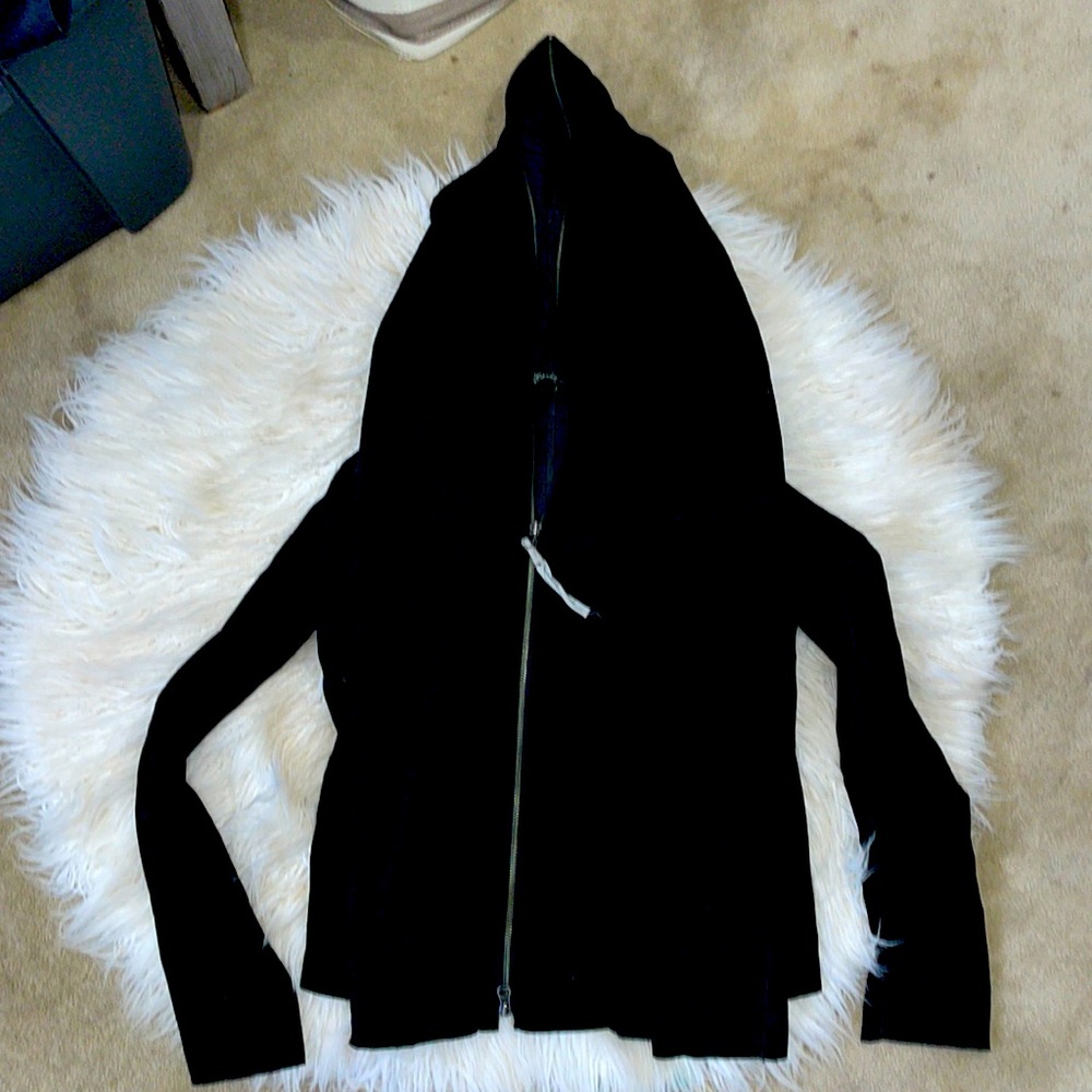 Elizabeth & James lamb leather jacket black Small